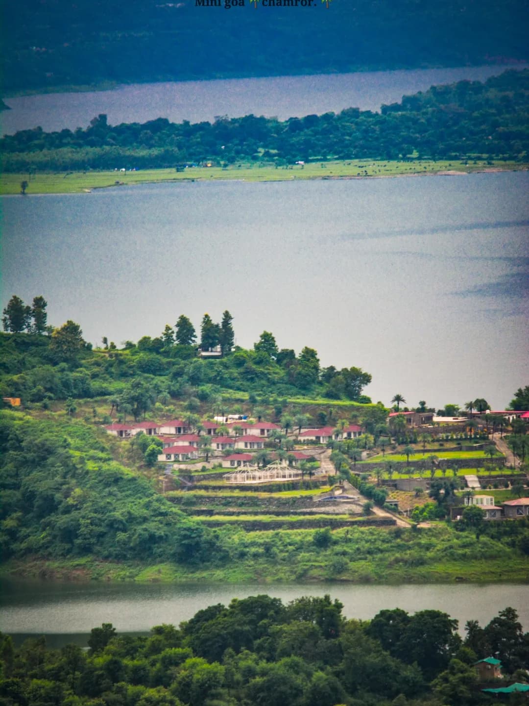 Scenic lake view for celebration photography